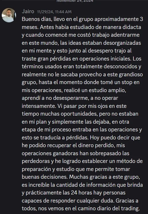 Testimonio de estudiante 6